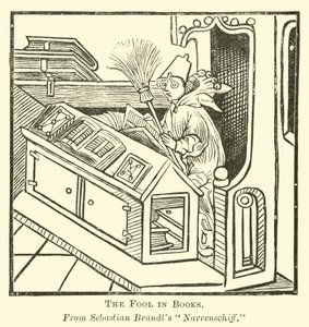 The Fool in Books by English School