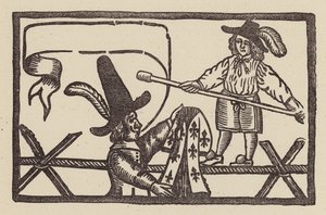 The Foppish Rope-Dancer by English School