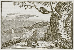 The Fox and the Crow by English School