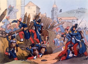 The French Legion storming a Carlist Entrenchment, 1837