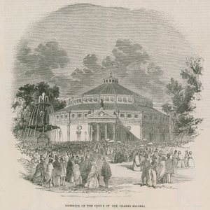 The French National Lottery - exterior of the Circus of the Champs Elysees, Paris, France by English School