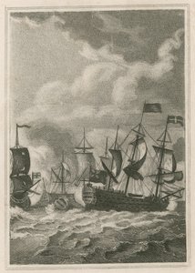 The French defeated by Lord Howe at the Glorious First of June by English School