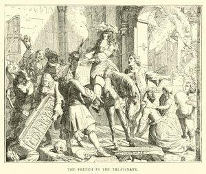 The French in the Palatinate by English School