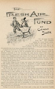 The Fresh Air Fund by Clement Scott by English School
