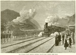 The Funeral Train Bearing General Grant