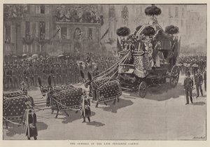 The Funeral of the Late President Carnot by English School