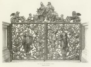 The Gate of the Loggietta, Venice by English School