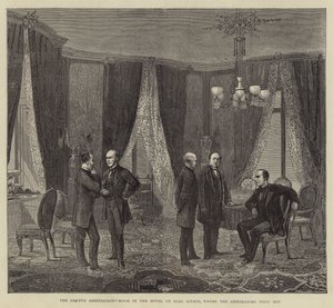 The Geneva Arbitration, Room in the Hotel de Beau Rivage, where the Arbitrators first met by English School