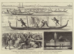 The Geographical Congress at Venice, the Fetes by English School