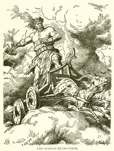 The German Myth--Thor by English School