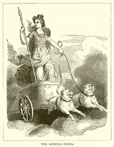 The Goddess Freya by English School