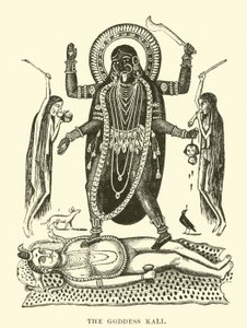 The Goddess Kali by English School