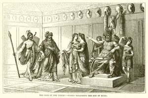The Gods of the North: Woden Welcoming the God of Music by English School