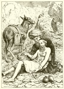 The Good Samaritan by English School