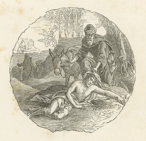 The Good Samaritan by English School