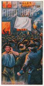 The Gordon Riots by English School