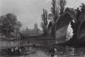 The Gothic Bridge of Eudes, Tours by English School