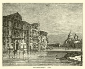 The Grand Canal, Venice by English School