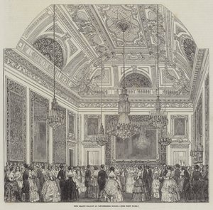 The Grand Saloon at Devonshire House by English School