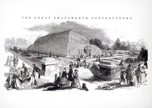 The Great Conservatory at Chatsworth, 1844