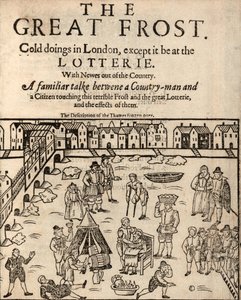 The Great Frost, London, 1608 by English School