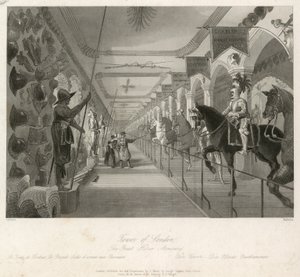 The Great Horse Armoury at the Tower of London by English School