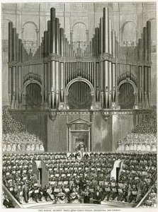 The Great Organ at the Royal Albert Hall by English School