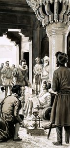 The Great Reign of the Lucky Emperor by English School