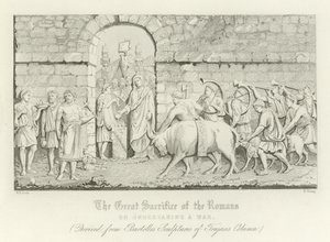 The Great Sacrifice of the Romans on Undertaking a War