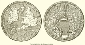 The Great Seal of the Commonwealth by English School