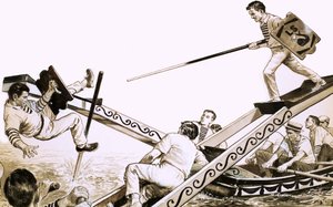 The Great Water Tournament in Sete, France by English School