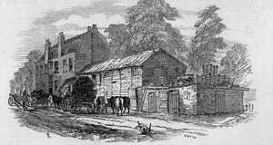 The Half-Way House between Knightsbridge and Kensington by English School