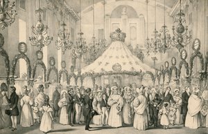 The Hanover Square Rooms When Queen Victoria Took the Private View of the Fancy Fair in Aid of Foreigners in Distress, Held on 19 June 1833 by English School