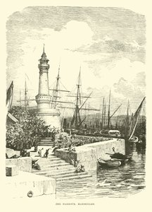 The Harbour, Marseilles by English School