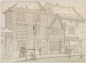 The Hare and Hounds, Islington, Pulled Down 1840