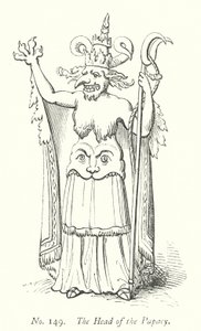 The Head of the Papacy by English School