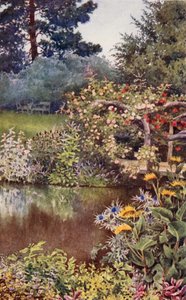 The Herb-Garden: Herbs by the Waterside by English School