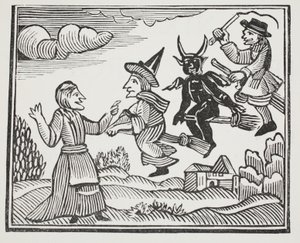 The History of Mother Shipton, illustration from Chap-books of the Eighteenth Century by John Ashton, pub. 1882 by English School