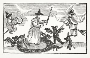 The History of Mother Shipton, illustration from Chap-books of the Eighteenth Century by John Ashton, pub. 1882 by English School