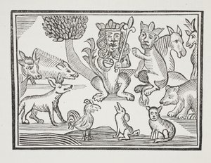 The History of Reynard the Fox, illustration from Chap-books of the Eighteenth Century by John Ashton, pub. 1882 by English School