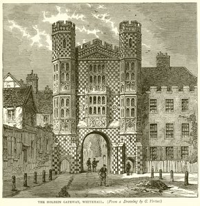 The Holbein Gateway, Whitehall by English School