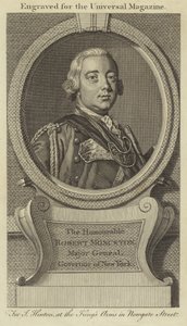 The Honourable Robert Monckton, Major General, Governor of New York by English School
