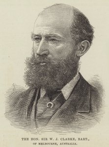 The Honourable Sir W J Clarke, Baronet, of Melbourne, Australia by English School