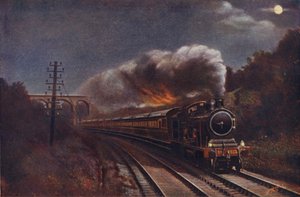 The Hook of Holland Express by Night, Liverpool Street Station to Parkeston Quay, Great Eastern Railway