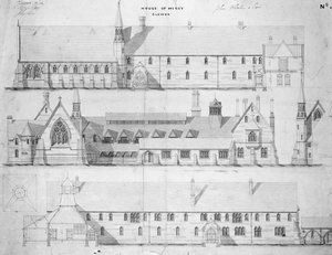 The House of Mercy, Clewer, c.1853 by English School