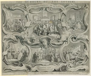 The Humours of the Lottery by English School