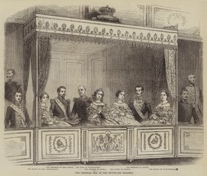 The Imperial Box at the Stuttgard Theatre by English School