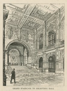 The Imperial Institute: Grand Staircase to Reception Hall by English School