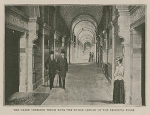 The Imperial Institute: The grand corridor by English School