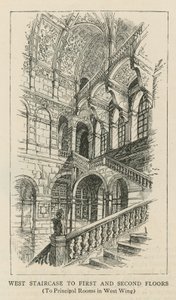 The Imperial Institute: West Staircase to First and Second Floors by English School